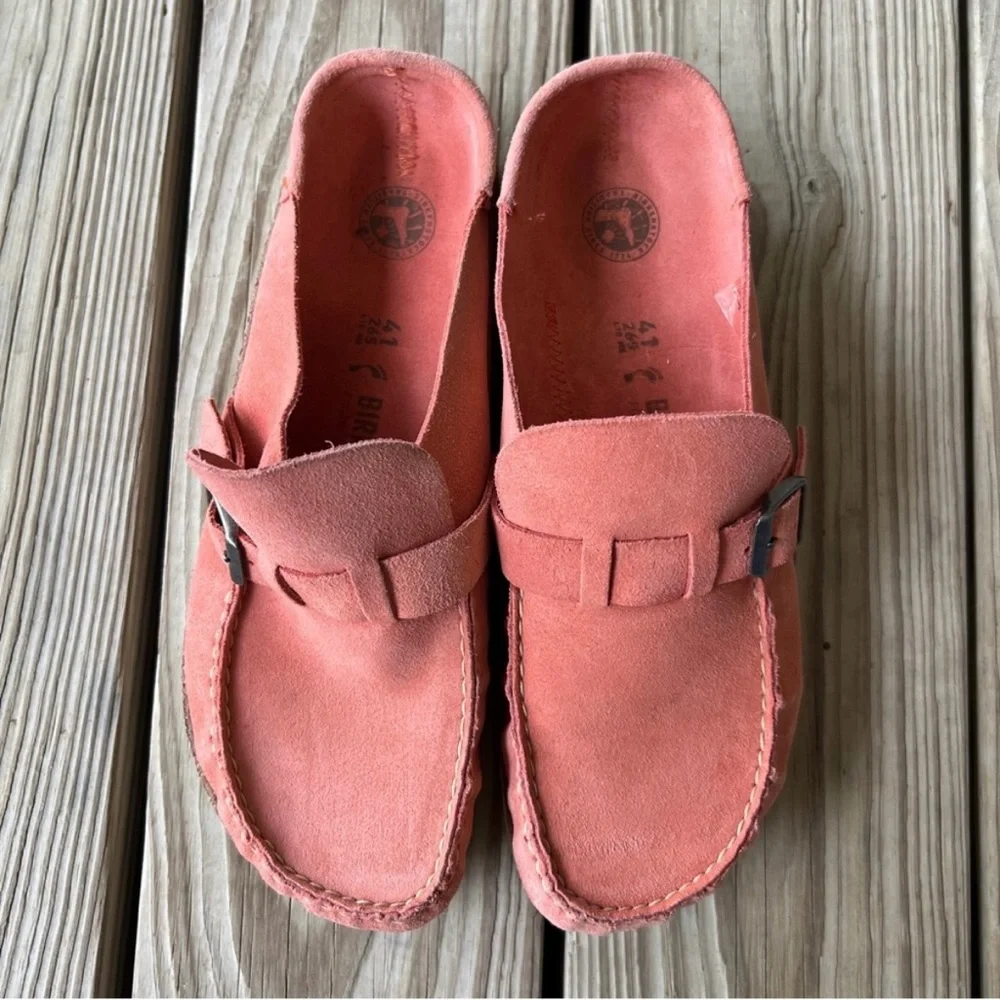 Birkenstock Buckley Clog pink clay 41 US size 10 - 10.5 nearly new - Picture 2 of 8